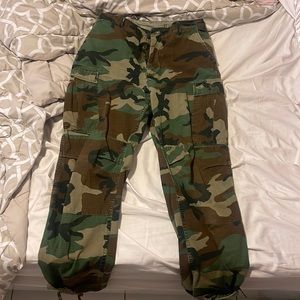 Camo cargo pants